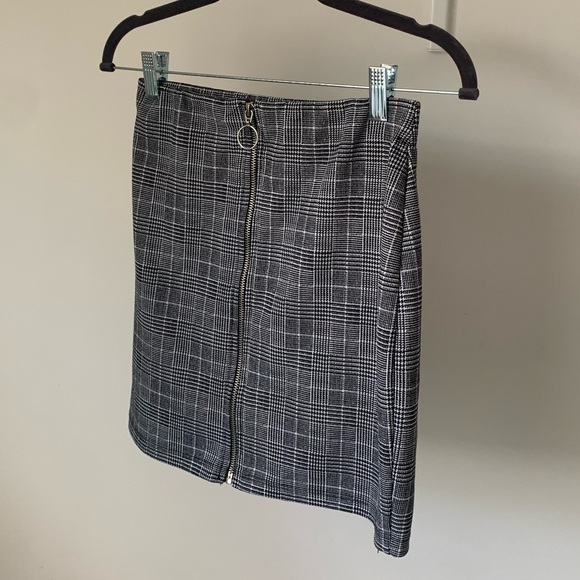 silhouette nyc plaid mini skirt - Picture 1 of 3